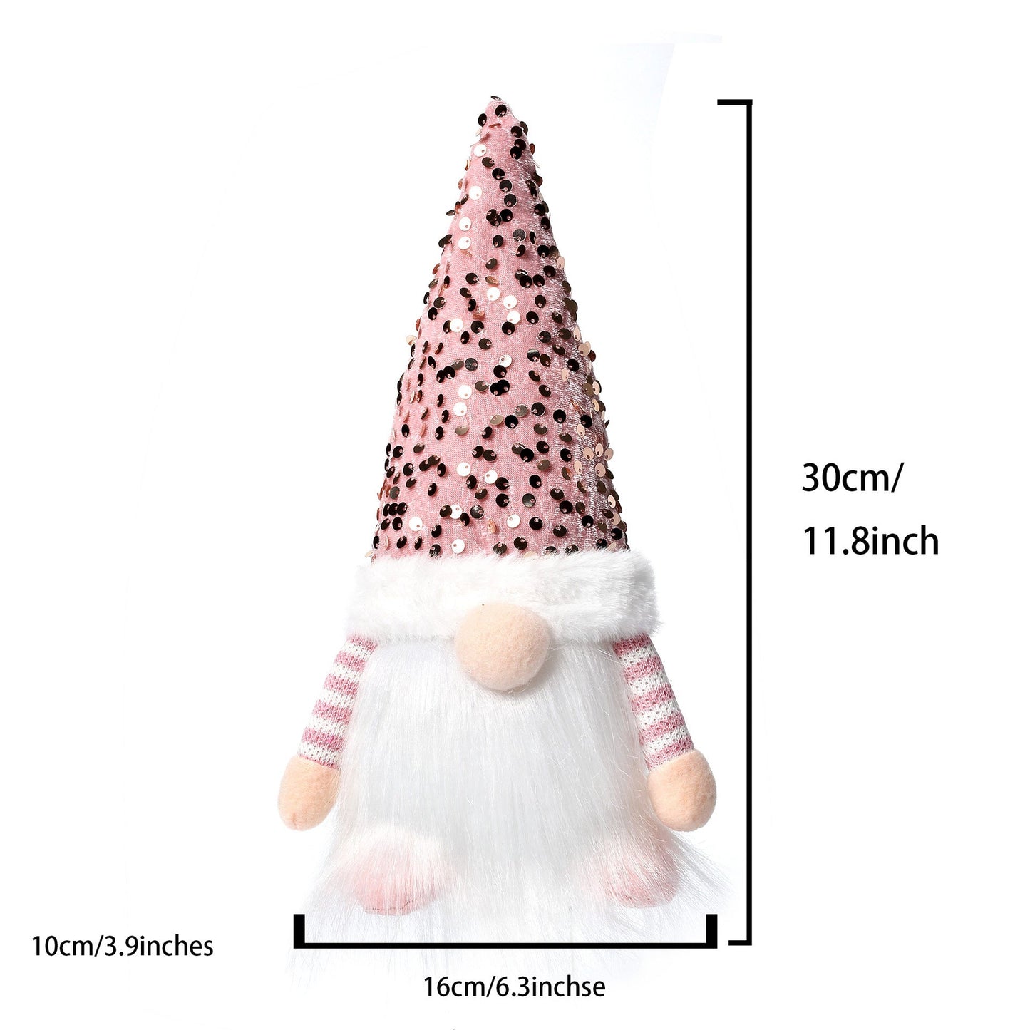 ✨ Lighted Christmas Gnome Plush – Premium Nordic Reindeer Santa Decoration for Festive Home & Gifts