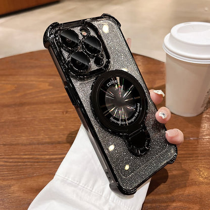 🔥Hot Sale🔥New In Phone Case for iPhone 17 Series - Four Corners Air Cushion Anti-fall Case for iPhone with Invisible Ring Stand