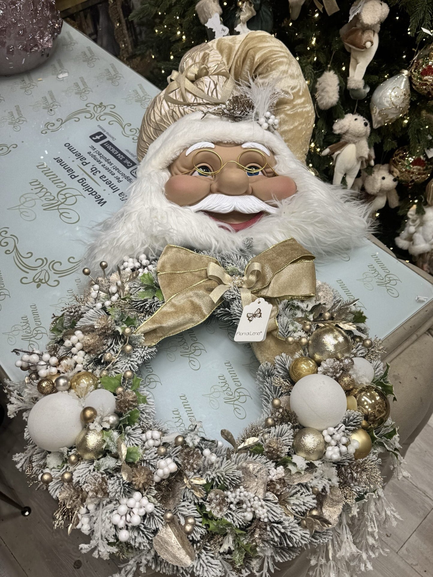 🔥Hot Sale 49% off🔥Santa Face Wreath