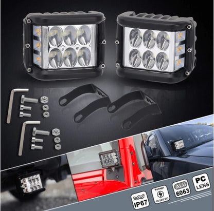 🎉🎉🎉 Limited time offer 🎉🎉🎉 double-sided two-color LED car lights.