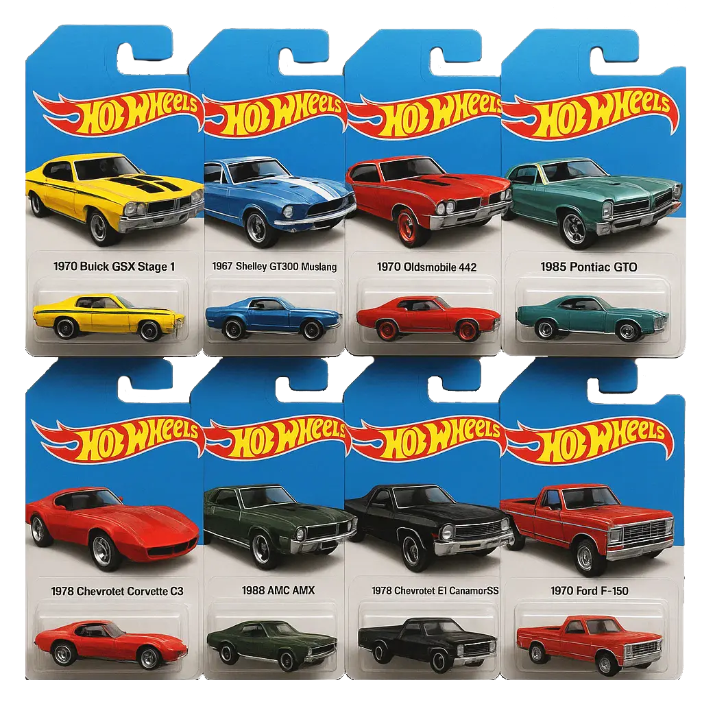 🔥Hot Sale 50% OFF🔥-🚗Hot Wheels Muscle Toy Car Advent Calendar-24 DAYS 2025🎄