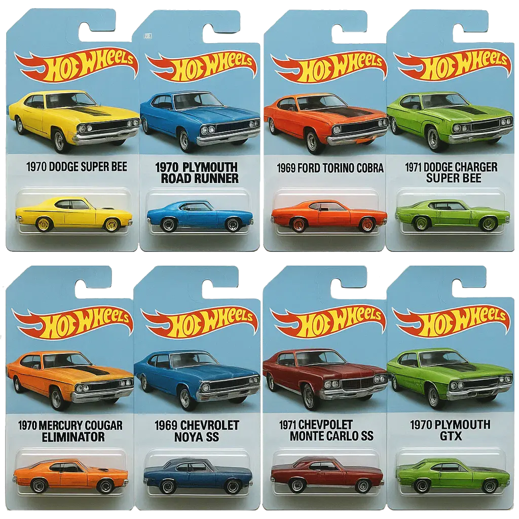 🔥Hot Sale 50% OFF🔥-🚗Hot Wheels Muscle Toy Car Advent Calendar-24 DAYS 2025🎄