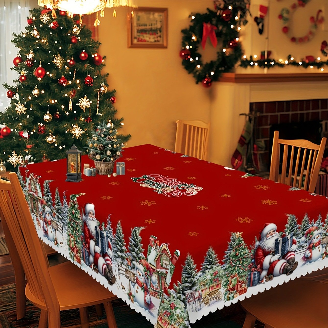 🔥Hot Sale 50% OFF🔥Christmas Tablecloth