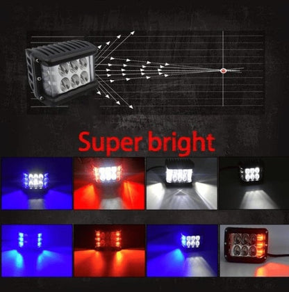 🎉🎉🎉 Limited time offer 🎉🎉🎉 double-sided two-color LED car lights.