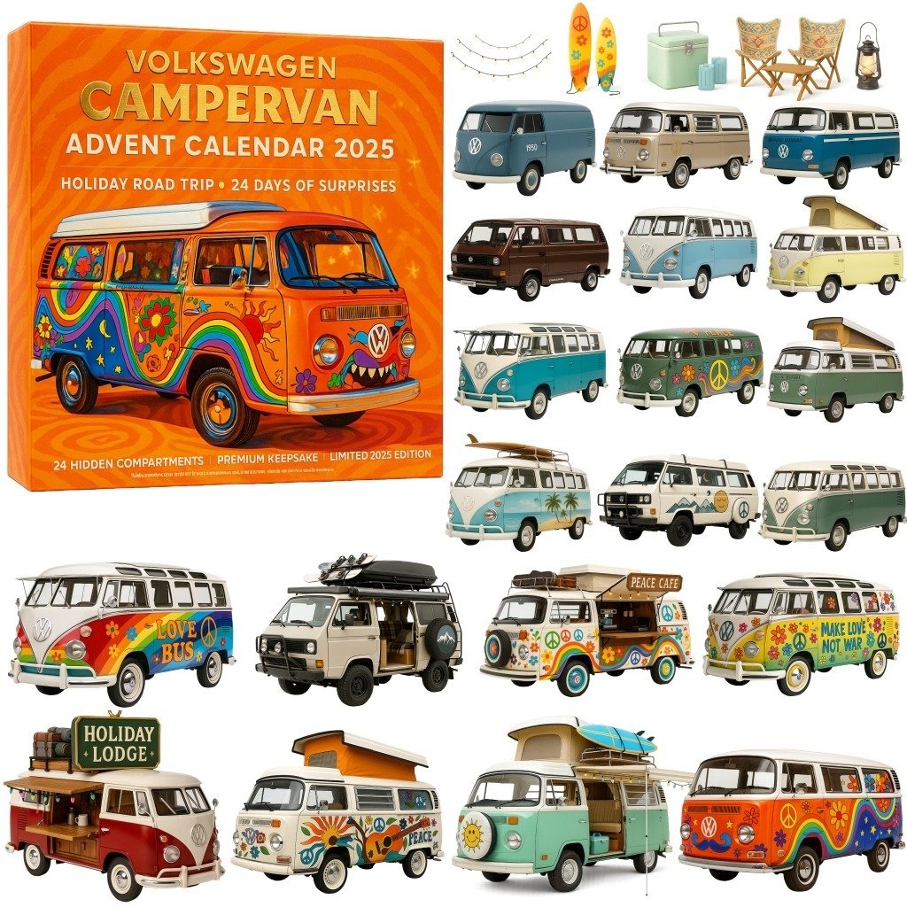 🔥Hot Sale 50% OFF🔥VW CAMPERVAN Advent Calendar 2025🚐