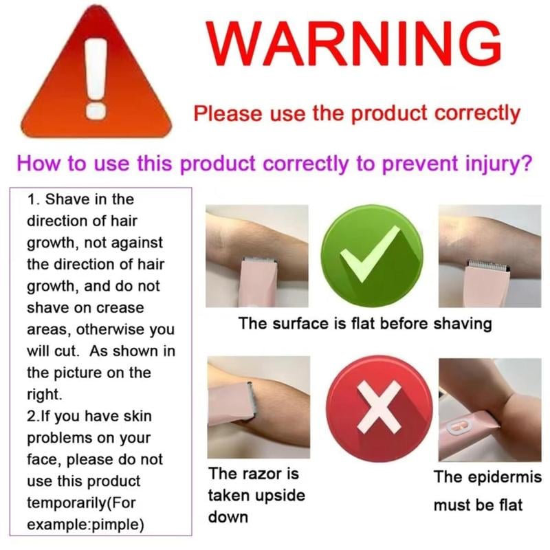 🎁Last Day Promotion 49% OFF!🎁 - LastlargelyTM 2-in-1 Women's Body Shaver