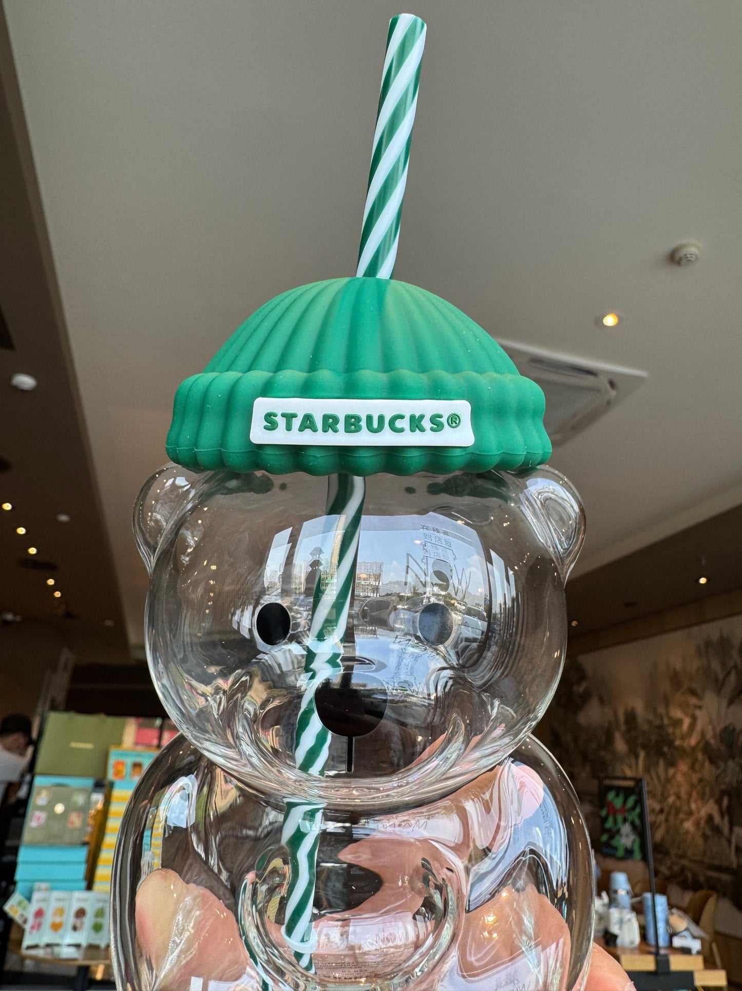 🔥Hot Sale 50% OFF🔥Bearista Glass Straw Cup 🐻✨