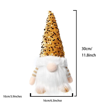 ✨ Lighted Christmas Gnome Plush – Premium Nordic Reindeer Santa Decoration for Festive Home & Gifts