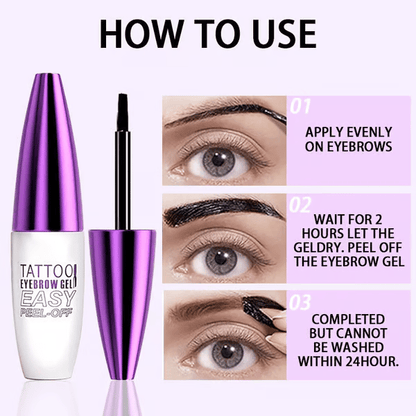 [🎉BUY 1 GET 1 FREE🎉] ONLY $6.49 EACH !🔥Tattoo Eyebrow Gel - Enjoy easy semi-permanent eyebrow styling