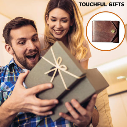 🔥Limited Time Discount 🔥Handmade Leather Wallet for Men with RFID Blocking