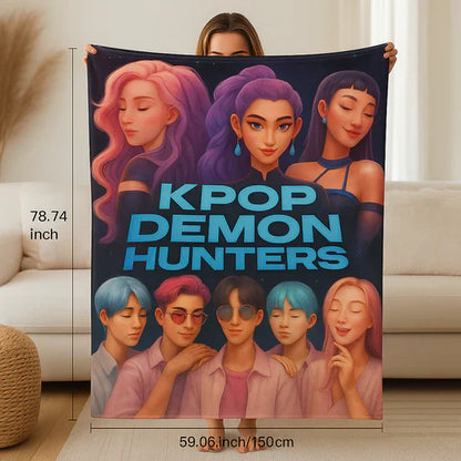 🔥Hot Sale 50% OFF🔥K-Pop Demon Hunter Blanket