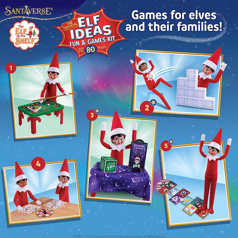 🔥Hot Sale 50% OFF🔥Polar Props™ The Official Elf Ideas Fun & Games Kit