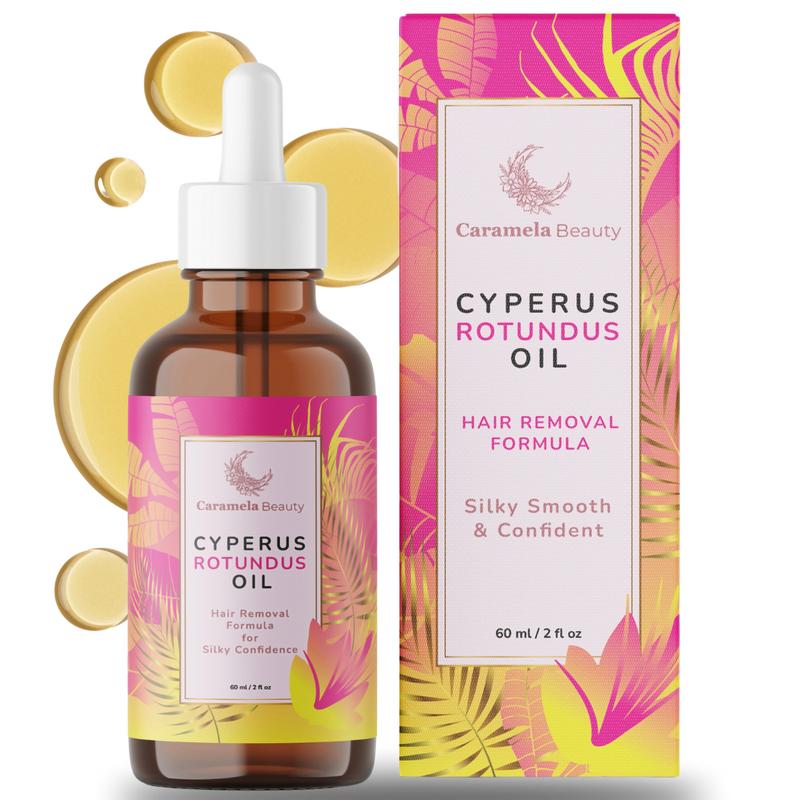 🔥Limited Time Discount 💥Caramela Beauty Cyperus Rotundus Oil for Natural Permanent Hair Reduction