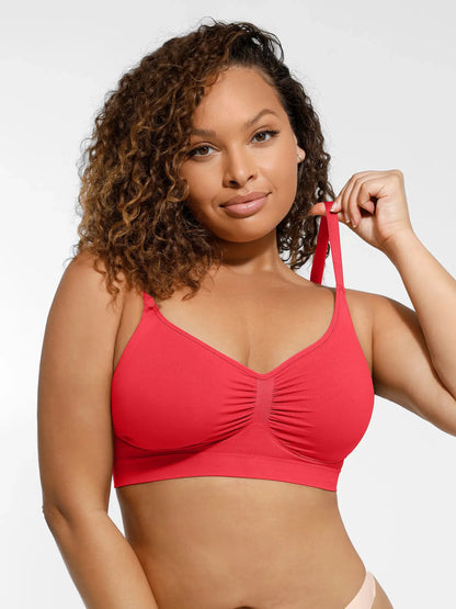 🔥Hot Sale 🔥Feelingirl Everyday Wireless Bra Unlined Soft Bra