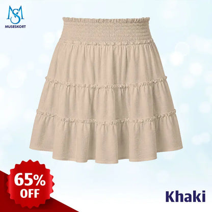 MuseSkort™ High-Waisted Tiered Ruffle Skort