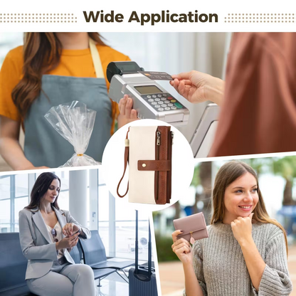 Women's Trifold RFID Blocking PU Leather Wallet