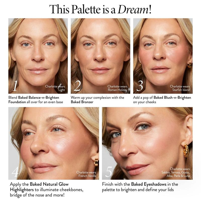 🎁Baked Starter Kit - Tuscan Dreams includes Baked Multicolor Eyeshadow Palette