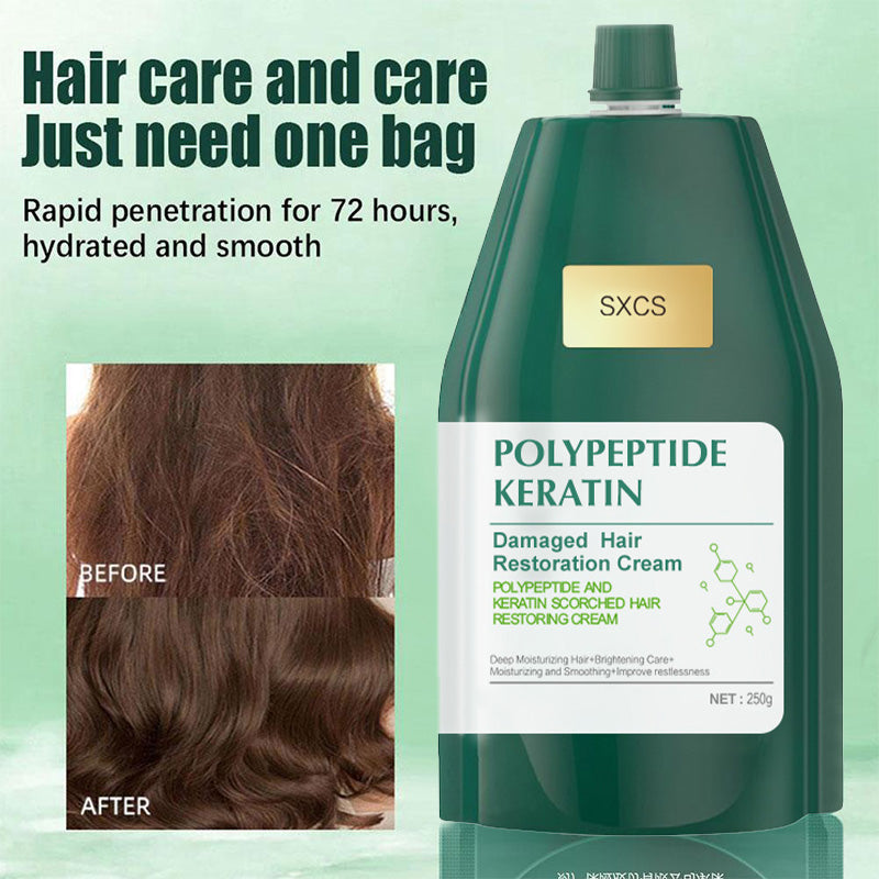 🔥Hot Sale 50% OFF🔥Polypeptide Keratin Hydrating Smoothing Hair Damage Repair Cream
