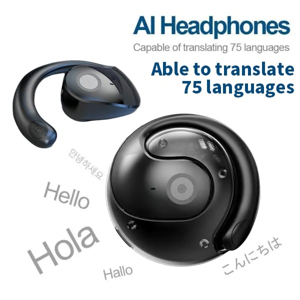 🏆LAST DAY SALE 49% OFF⏰AI Translation Wireless OWS Bluetooth5.4 Earphones
