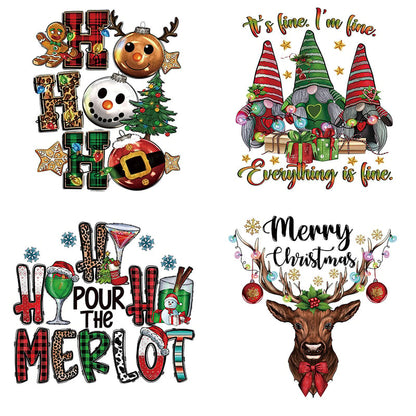 🎄 15PCS Christmas Mystery DTF Transfer Bundle 🎅🔥for T-Shirts, Totes & DIY Gifts
