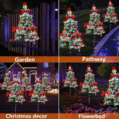 🔥Hot Sale 49% off🌟Upgrade Solar Christmas Trees Lights Outdoor Decoration Waterproof