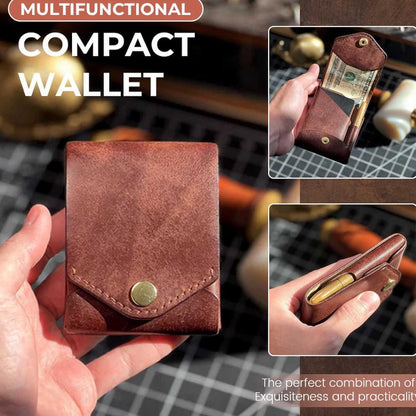 🔥Limited Time Discount 🔥Handmade Leather Wallet for Men with RFID Blocking