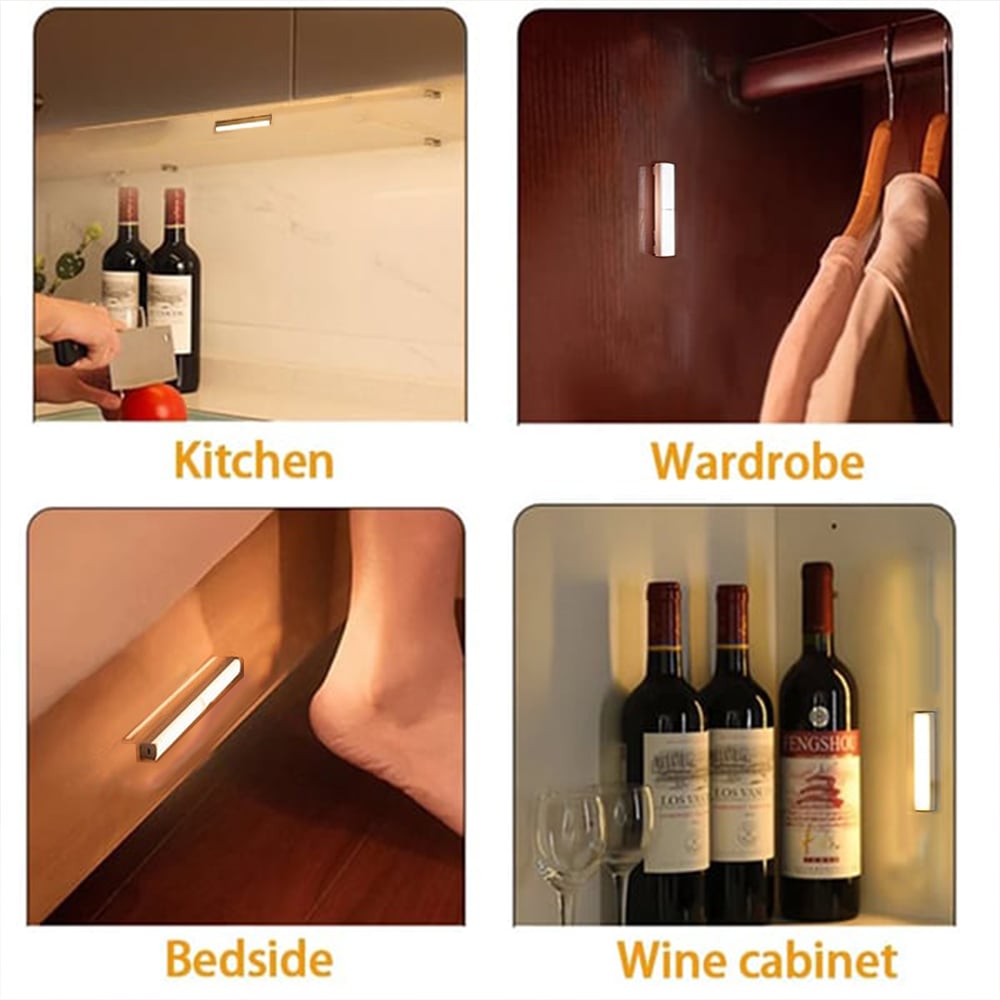 🔥Hot Sale 50% OFF🔥-🎁 Punch-free Smart Sensor Magnetic Rechargeable LED Lights💡