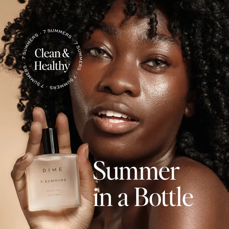 🔥Hot Sale 50% OFF🔥DIME Beauty 7 Summers Perfume. Sweet Floral Fragrance. Vanilla & Musk. Hypoallergenic