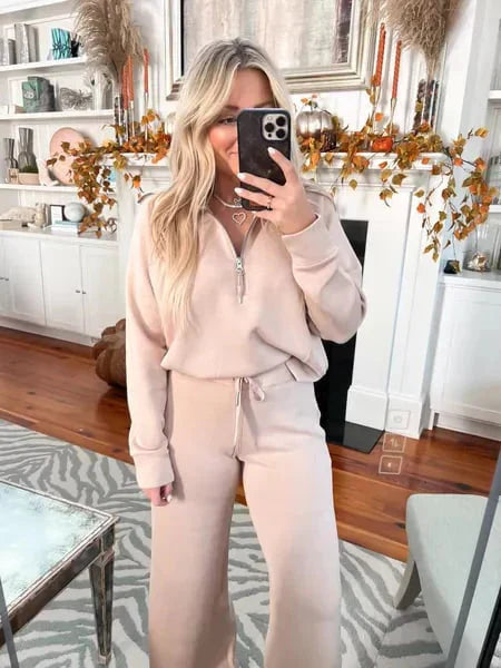 🔥Hot Sale 50% OFF🔥-🎀Women's 2 Piece Casual Outfits Sweatsuit Set