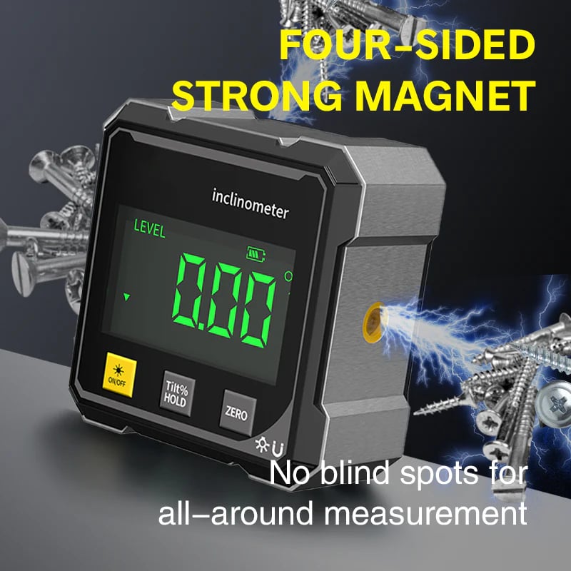 🔥Limited Time Discount 🔥4-Side Magnetic Digital Angle Gauge with Laser