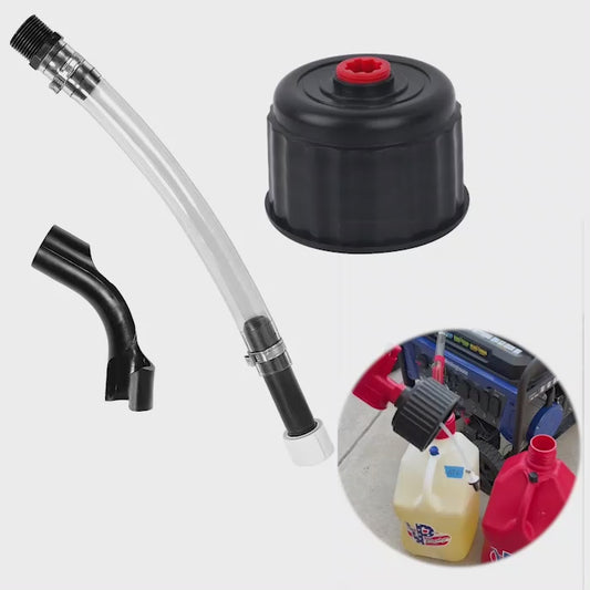 FlexPour - No Spill Fuel Filler Hose & Cap