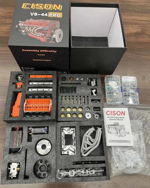 🎉Last Day Promotion 50% OFF🔥 - Gasoline OHV V8 Small-block Engine Model Kits