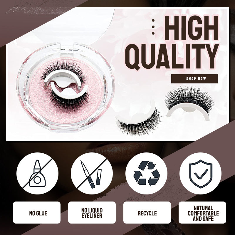 👁️ ACHETEZ 1 OFFREZ 1! ✨ Waterproof & reusable self-adhesive lashes - natural & light effect for a magnetic look in 5 seconds🌟💫