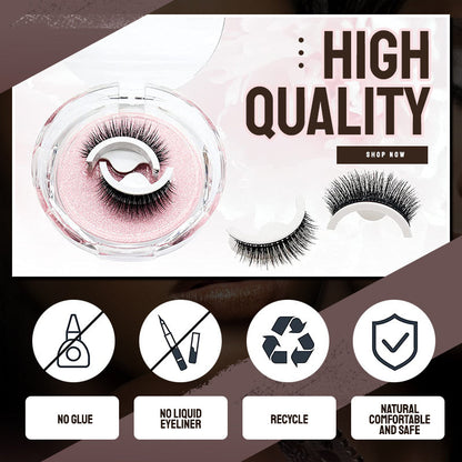 👁️ ACHETEZ 1 OFFREZ 1! ✨ Waterproof & reusable self-adhesive lashes - natural & light effect for a magnetic look in 5 seconds🌟💫