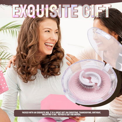 👁️ ACHETEZ 1 OFFREZ 1! ✨ Waterproof & reusable self-adhesive lashes - natural & light effect for a magnetic look in 5 seconds🌟💫