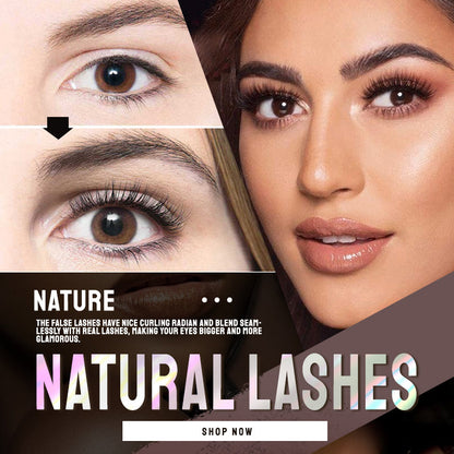👁️ ACHETEZ 1 OFFREZ 1! ✨ Waterproof & reusable self-adhesive lashes - natural & light effect for a magnetic look in 5 seconds🌟💫