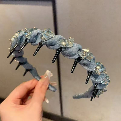 ✨Buy 1 Get 1 Free✨Rhinestone Headband with Teeth for Women