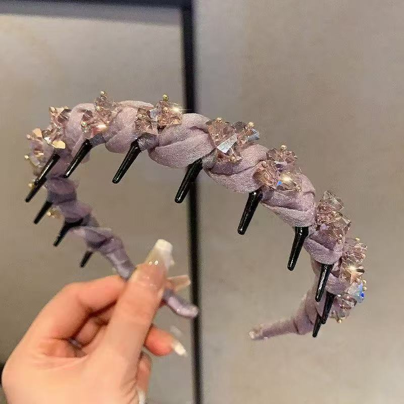 ✨Buy 1 Get 1 Free✨Rhinestone Headband with Teeth for Women