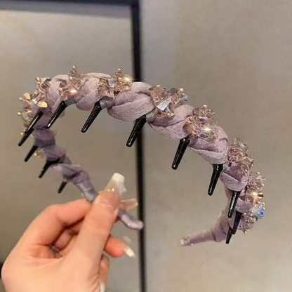 ✨Buy 1 Get 1 Free✨Rhinestone Headband with Teeth for Women