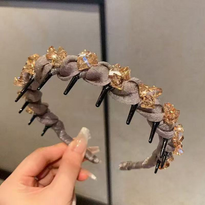 ✨Buy 1 Get 1 Free✨Rhinestone Headband with Teeth for Women