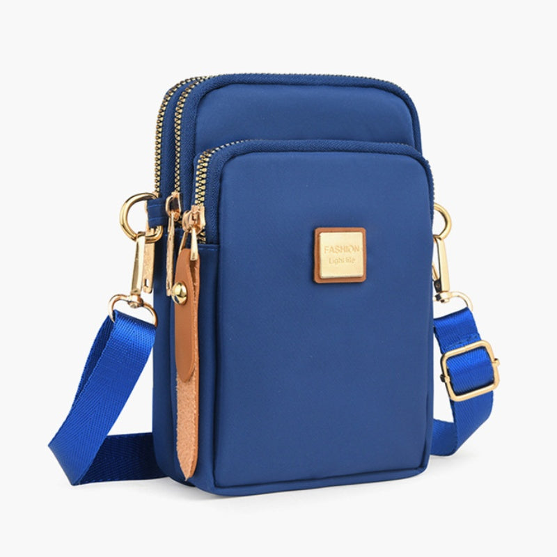 Stylish 3-Layer Shoulder Crossbody Bag