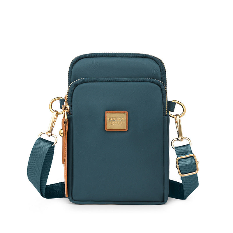 Stylish 3-Layer Shoulder Crossbody Bag