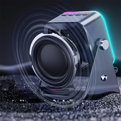 🔥Hot Sale 50% OFF🔥5-in-1 Wireless Induction Bluetooth Speaker with Adjustable Phone Stand