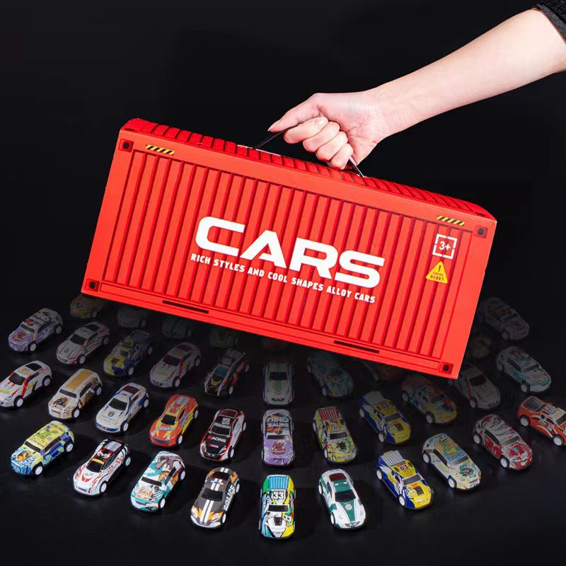 🔥Hot Sale 50% OFF🔥48 Mini Pull-Back Cars with Built-In Garage Set