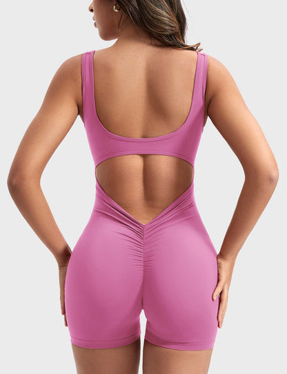 V-Back Romper