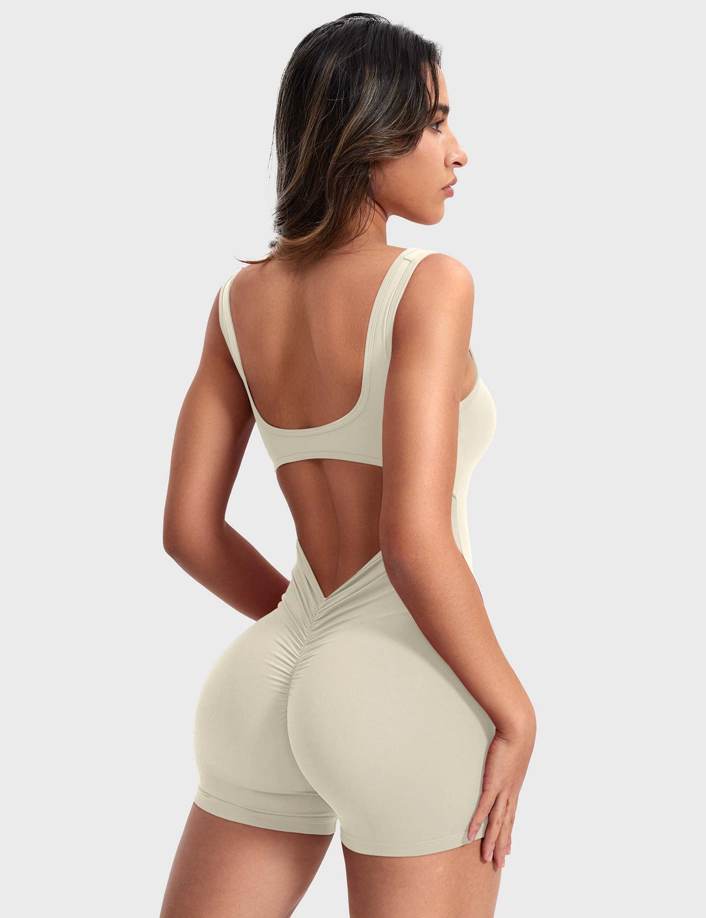 V-Back Romper