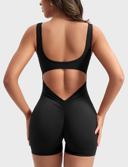 V-Back Romper