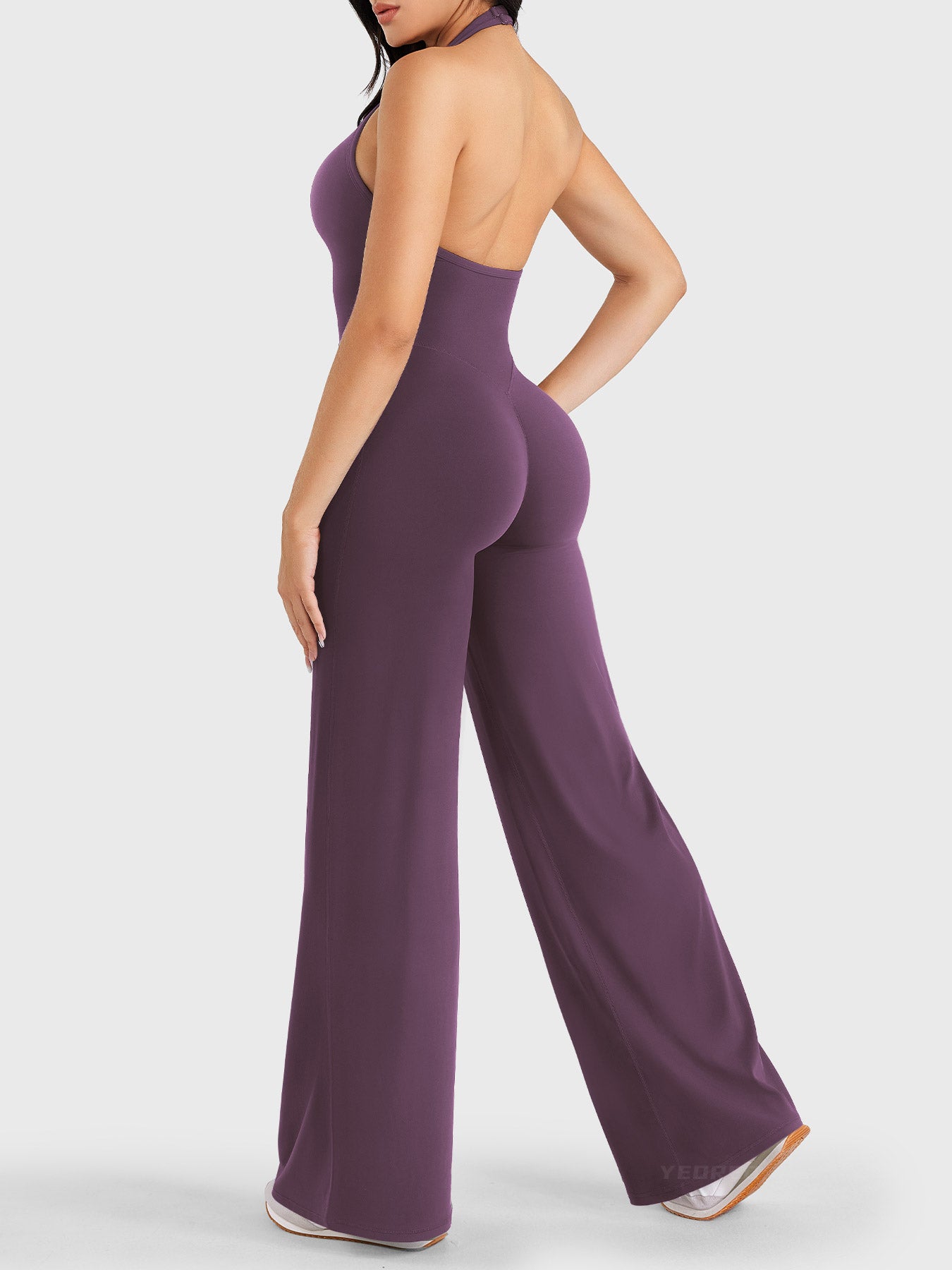 Halter Straight Leg Jumpsuit