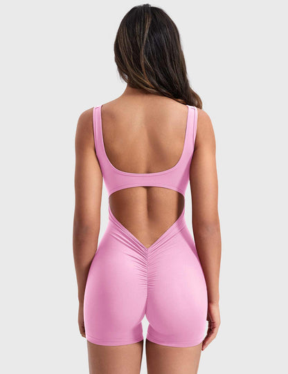 V-Back Romper