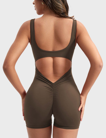 V-Back Romper